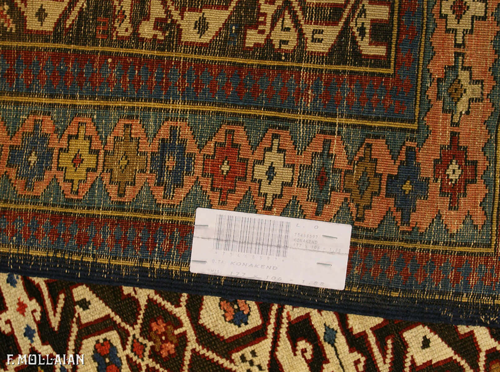 Antique Caucasian All-over Konakend Rug n °:75468597